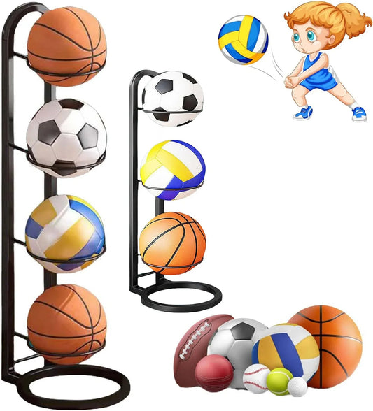 Indoor Multi-Layer Basketball Storage Rack Football Display Shelf Kindergarten Volleyball Stand Holder Cast Iron Stand Display