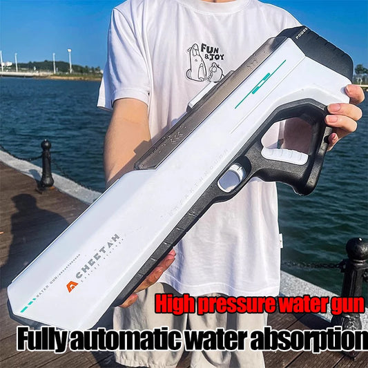 High Pressure Fully Electric Big Water Gun Toy for Adults and Kids Outdoor Pool Summer Games