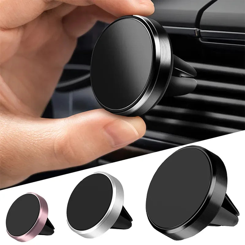 Magnetic Phone Holder in Car GPS Air Vent Mount Magnet Stand Mobile Phone Holder Interior Car Magnet Sticker Accessories