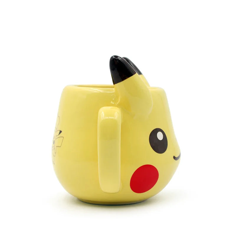 Cute Pokemon Pikachu Anime Coffee Mug Kawaii Ceramic Cup for Boys Girls Water Bottle Ideal Couples Gift