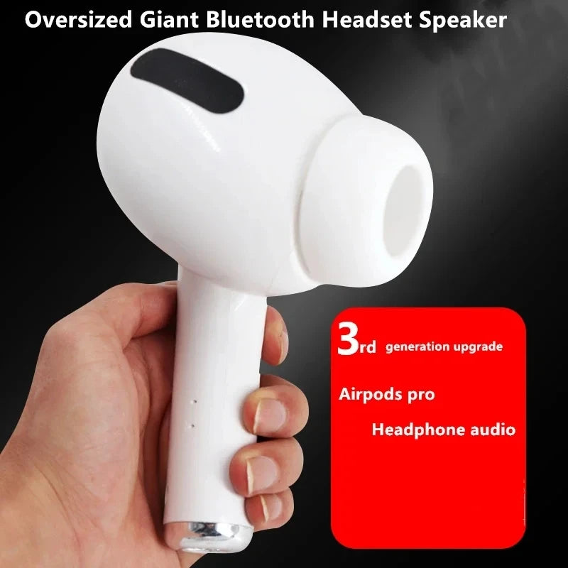 Giant Headphones Bluetooth 5.0 Speaker Portable Wireless Music Subwoofer Speaker Supports TF Card Creative Birthday Gift